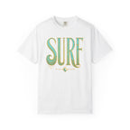 "Surf" T‑Shirt — Retro Green & Gold