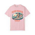 Good Waves Only Surfing Grandma T-Shirt
