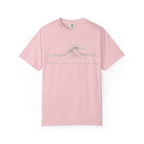 "Find The Waves Free Your Soul" Wave Graphic T-Shirt