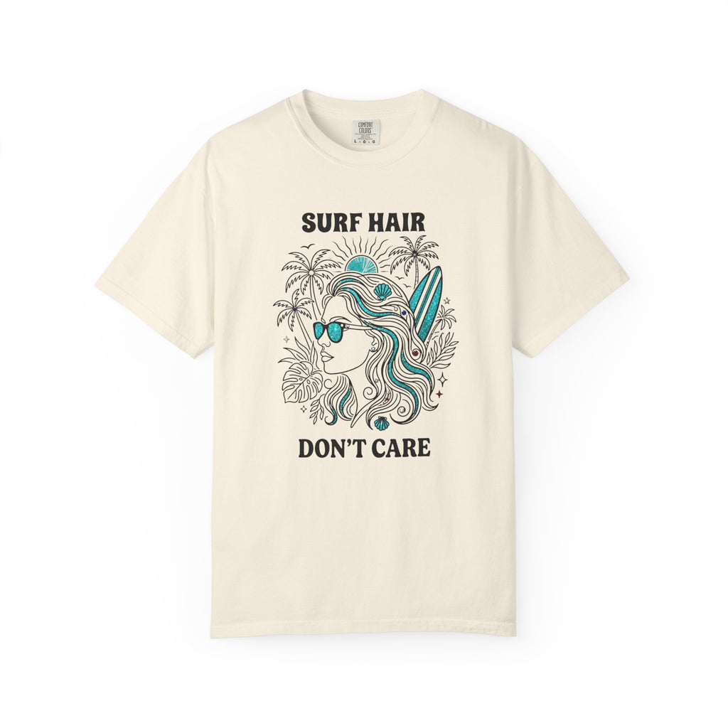 Surf Hair Don't Care Sparkly T-Shirt