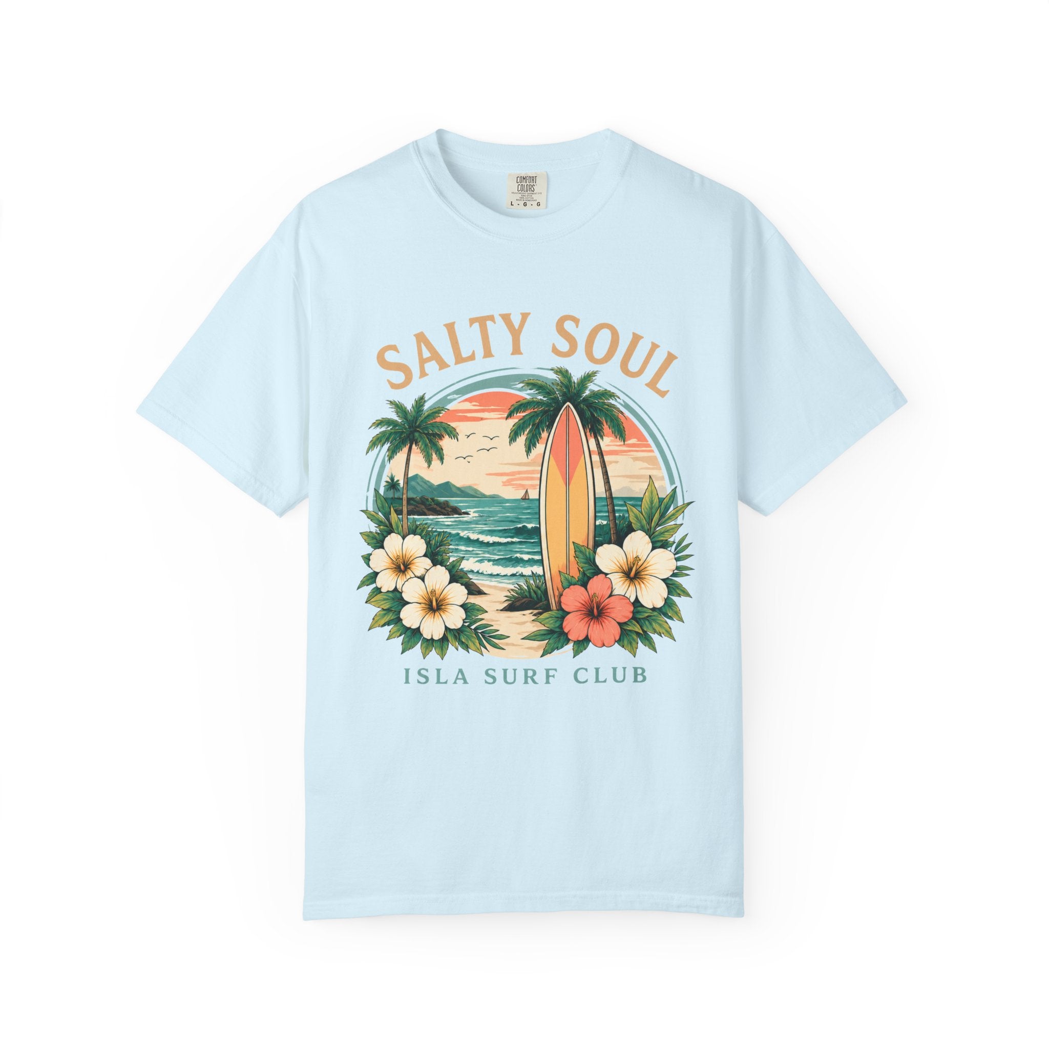 Salty Soul Sunset Isla Surf Club T-Shirt