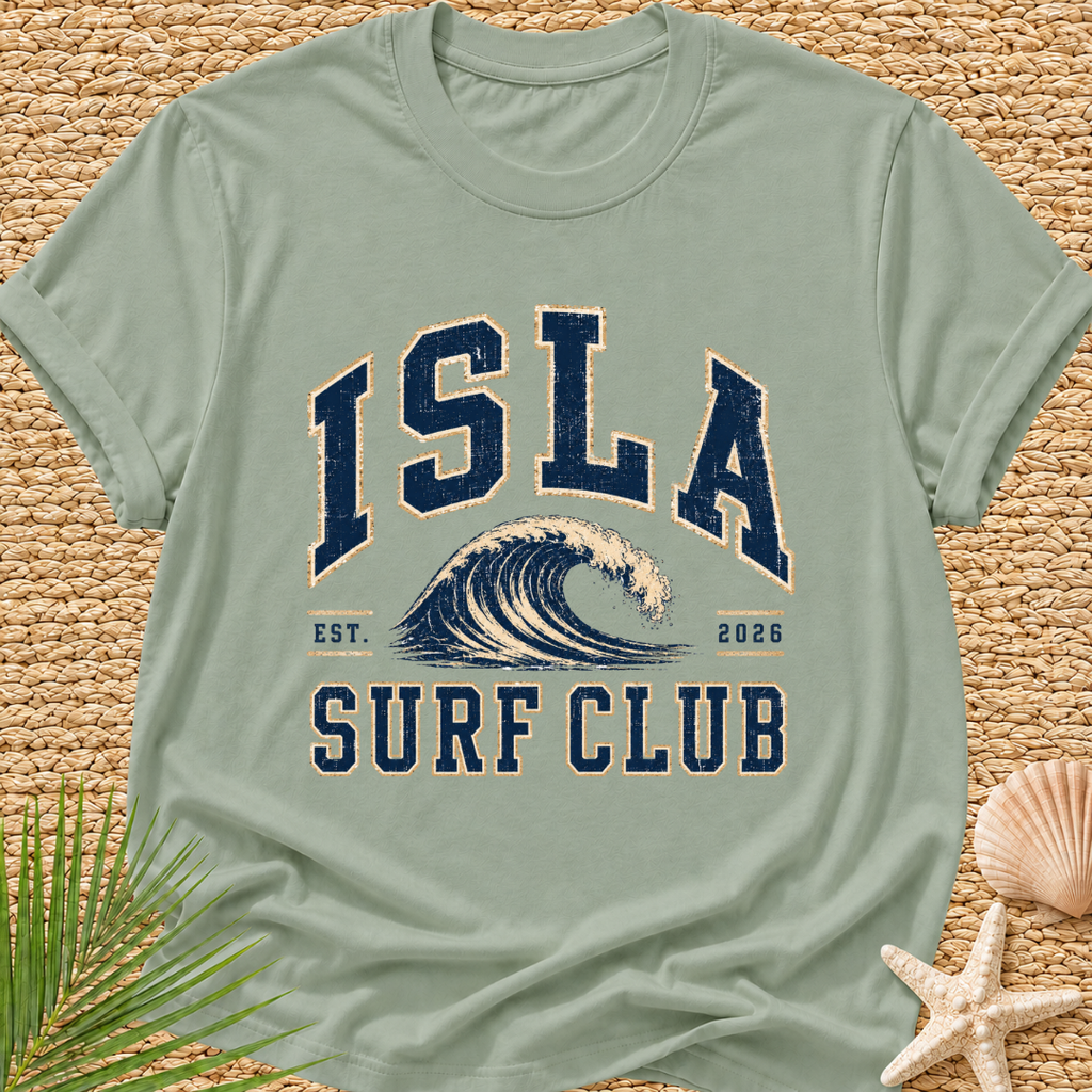 Isla Surf Club College T-Shirt