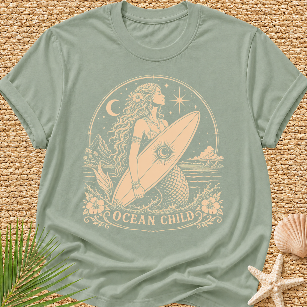 Midnight Mermaid (ocean child) T-Shirt
