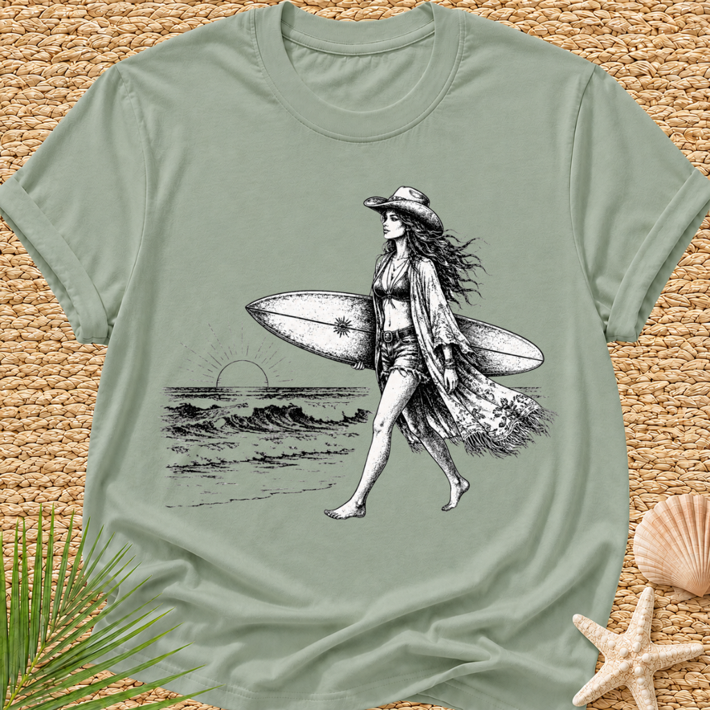 Cowgirl Surf Dreams T-Shirt