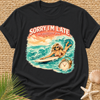 Sorry I'm Late, The Waves Were Good Vintage T-Shirt
