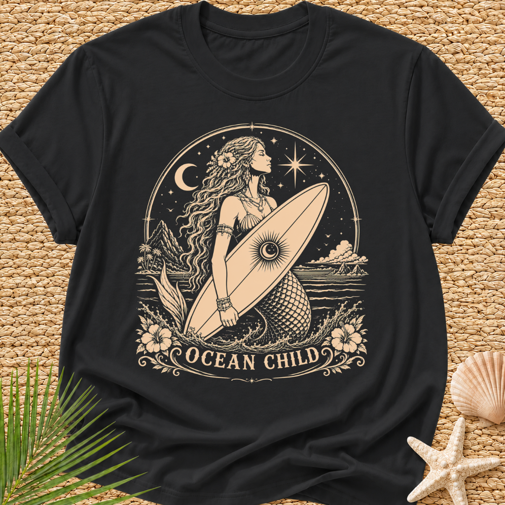 Midnight Mermaid (ocean child) T-Shirt