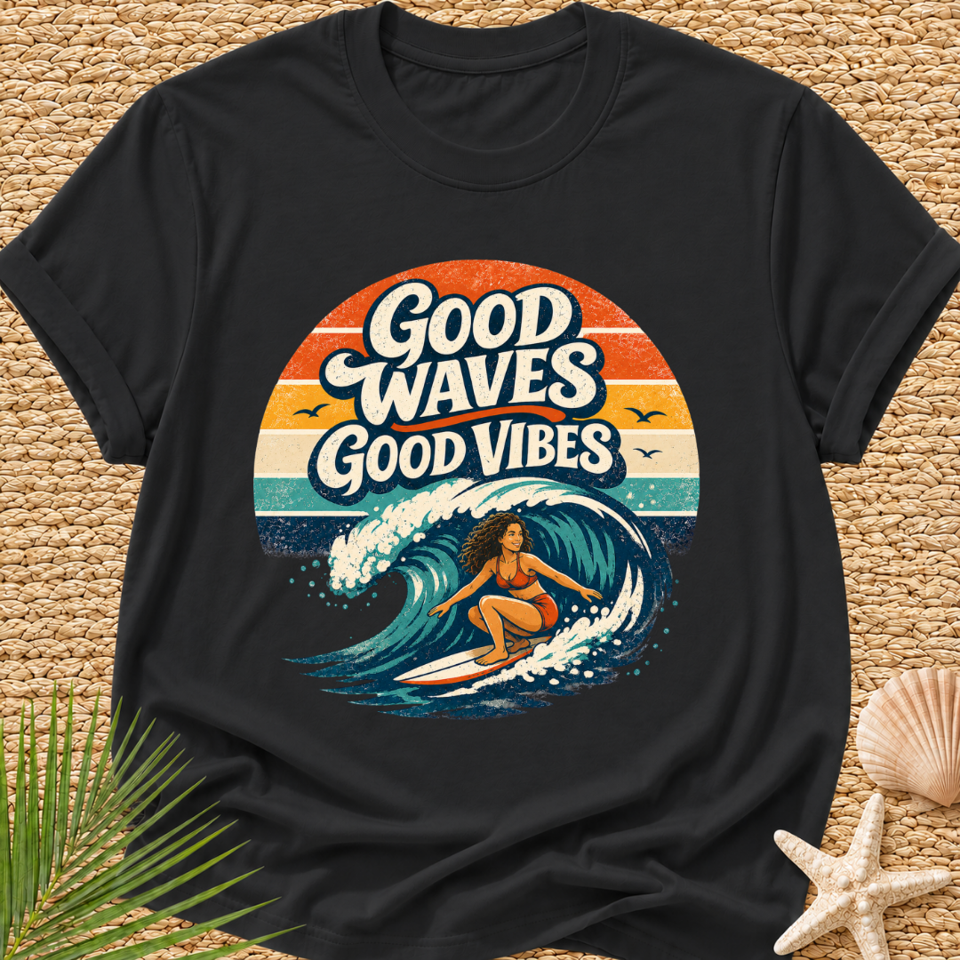 Good Waves Good Vibes T-Shirt