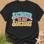 Saltwater Is My Sanctuary Surf T-Shirt