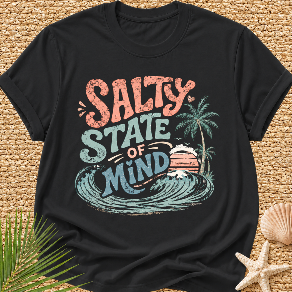 Salty State Of Mind Surf T-Shirt