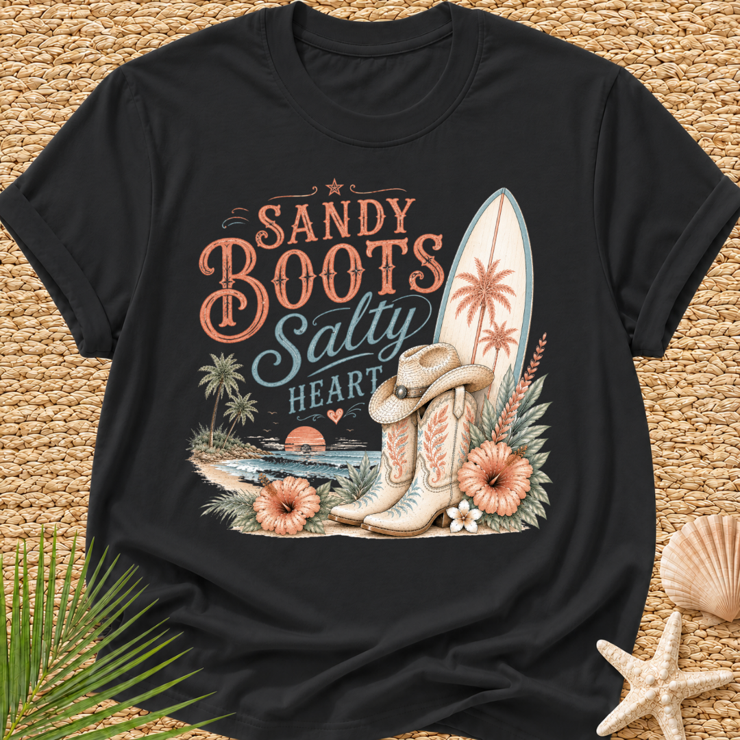 Sandy Boots Salty Heart T-Shirt