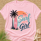 Surf Like a Girl (Sunset) T-Shirt