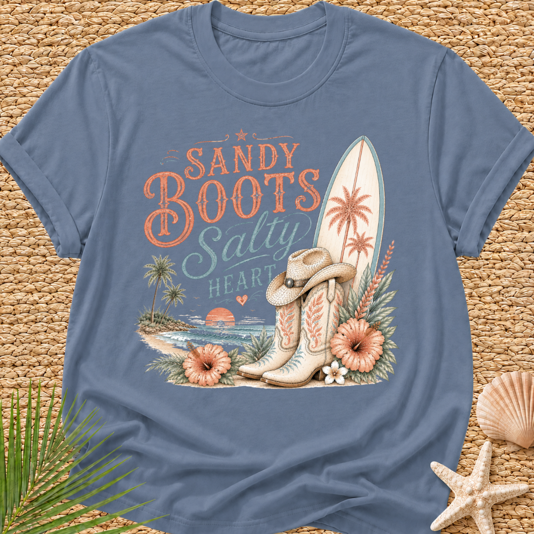 Sandy Boots Salty Heart T-Shirt