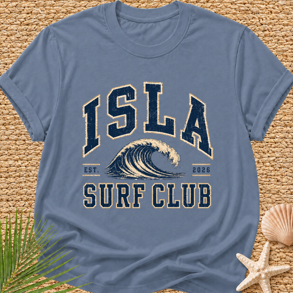 Isla Surf Club College T-Shirt