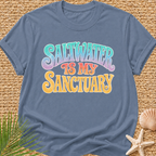 Saltwater Is My Sanctuary Surf T-Shirt