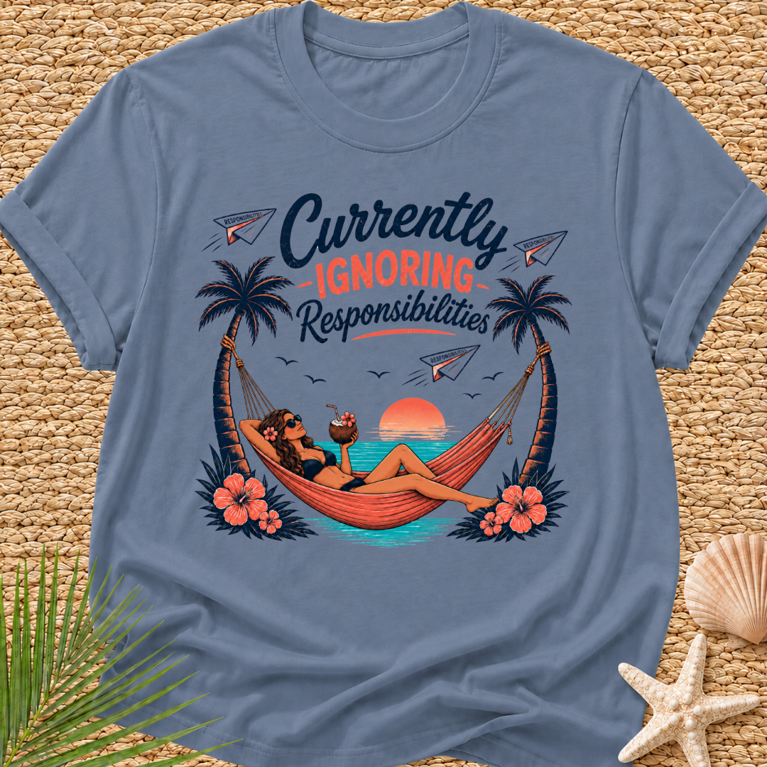 Currently Ignoring Responsibilities Surf T-Shirt