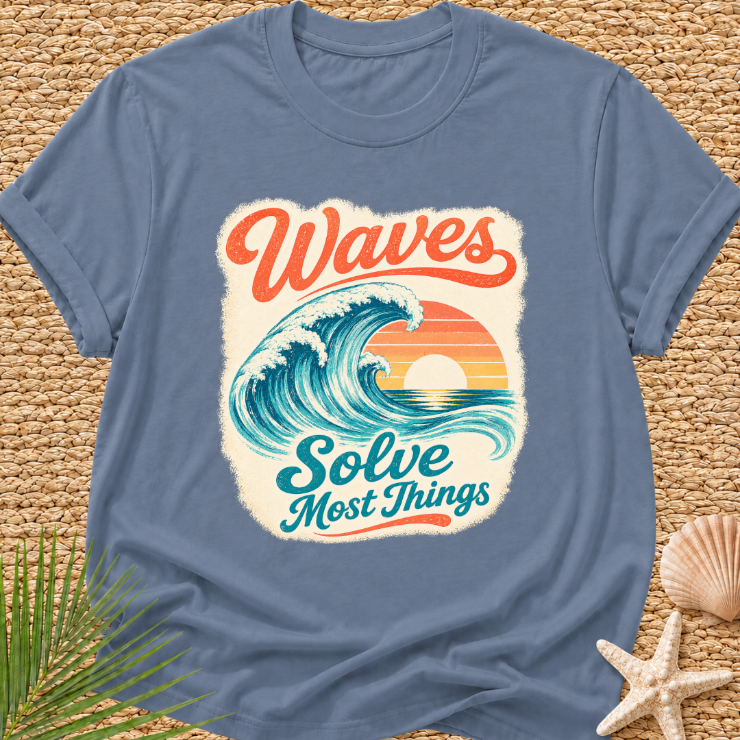 Waves Solve Most Things T-Shirt