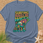 Surfing Makes Me Happy T-Shirt
