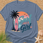 Surf Like a Girl (Sunset) T-Shirt