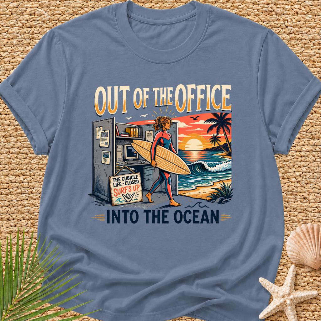Out of the Office Into the Ocean T-Shirt