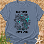 Surf Hair Don't Care Bling Bling T-Shirt
