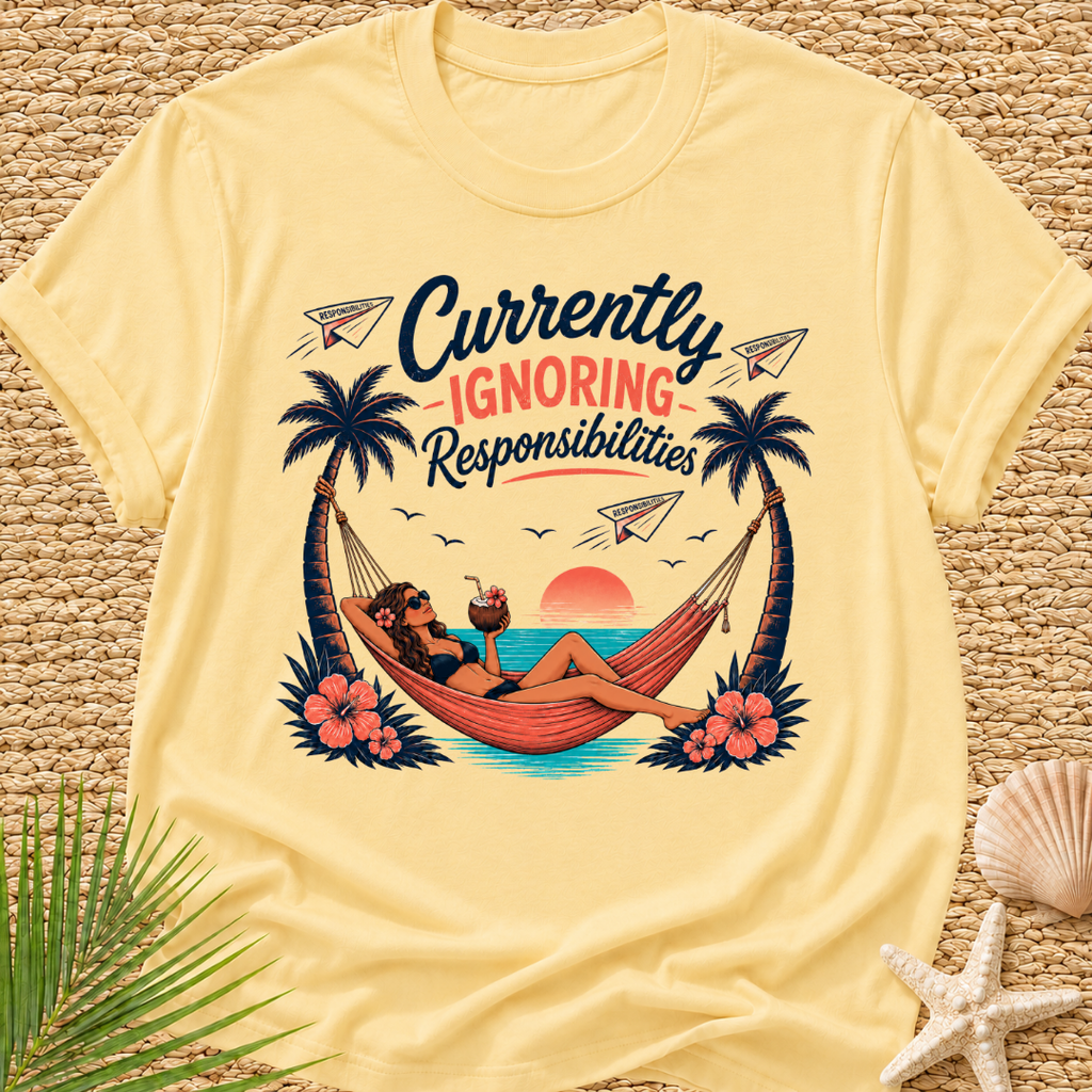 Currently Ignoring Responsibilities Surf T-Shirt