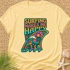 Surfing Makes Me Happy T-Shirt