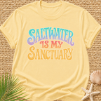 Saltwater Is My Sanctuary Surf T-Shirt