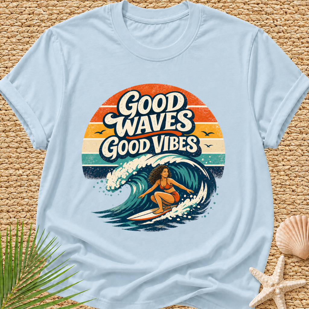 Good Waves Good Vibes T-Shirt