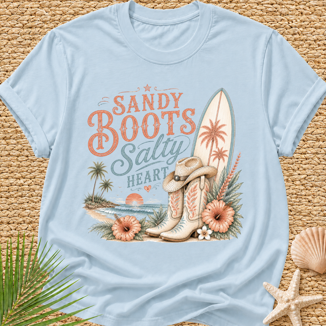 Sandy Boots Salty Heart T-Shirt