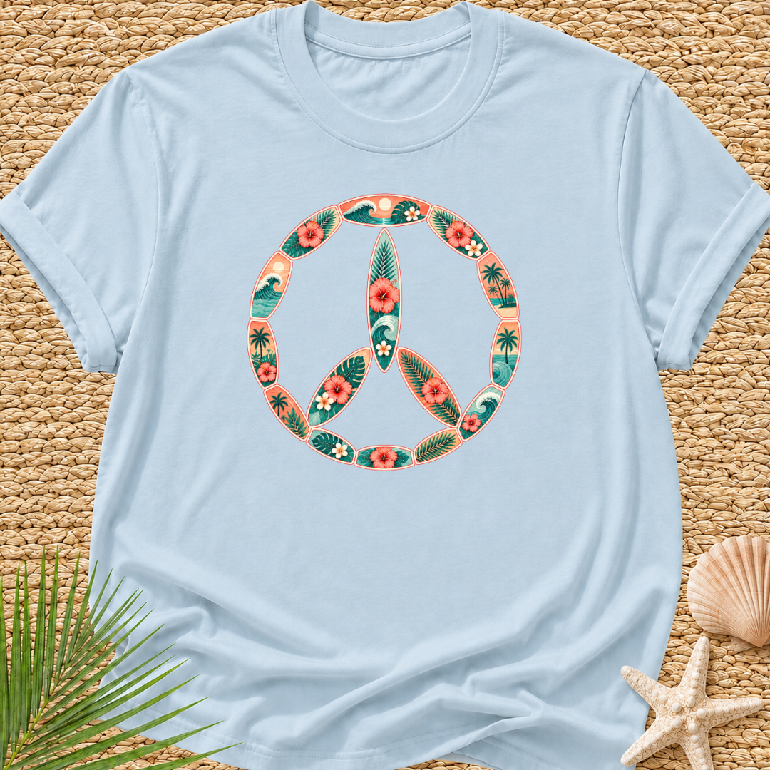 Peace In Surf Boards T-Shirt