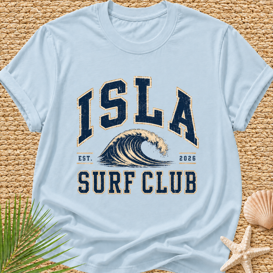 Isla Surf Club College T-Shirt