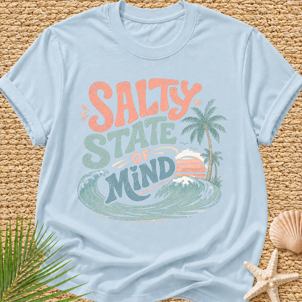 Salty State Of Mind Surf T-Shirt