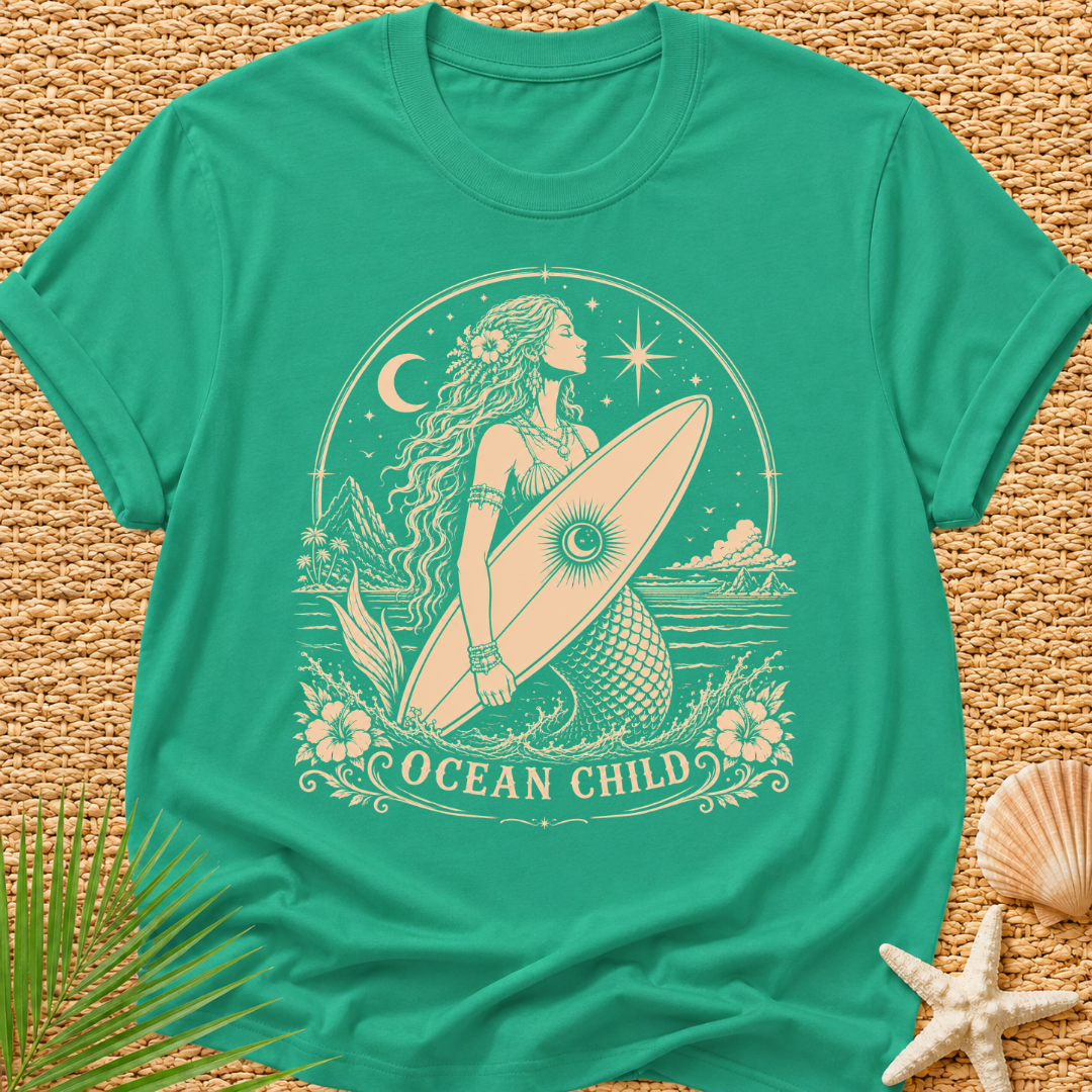 Midnight Mermaid (ocean child) T-Shirt