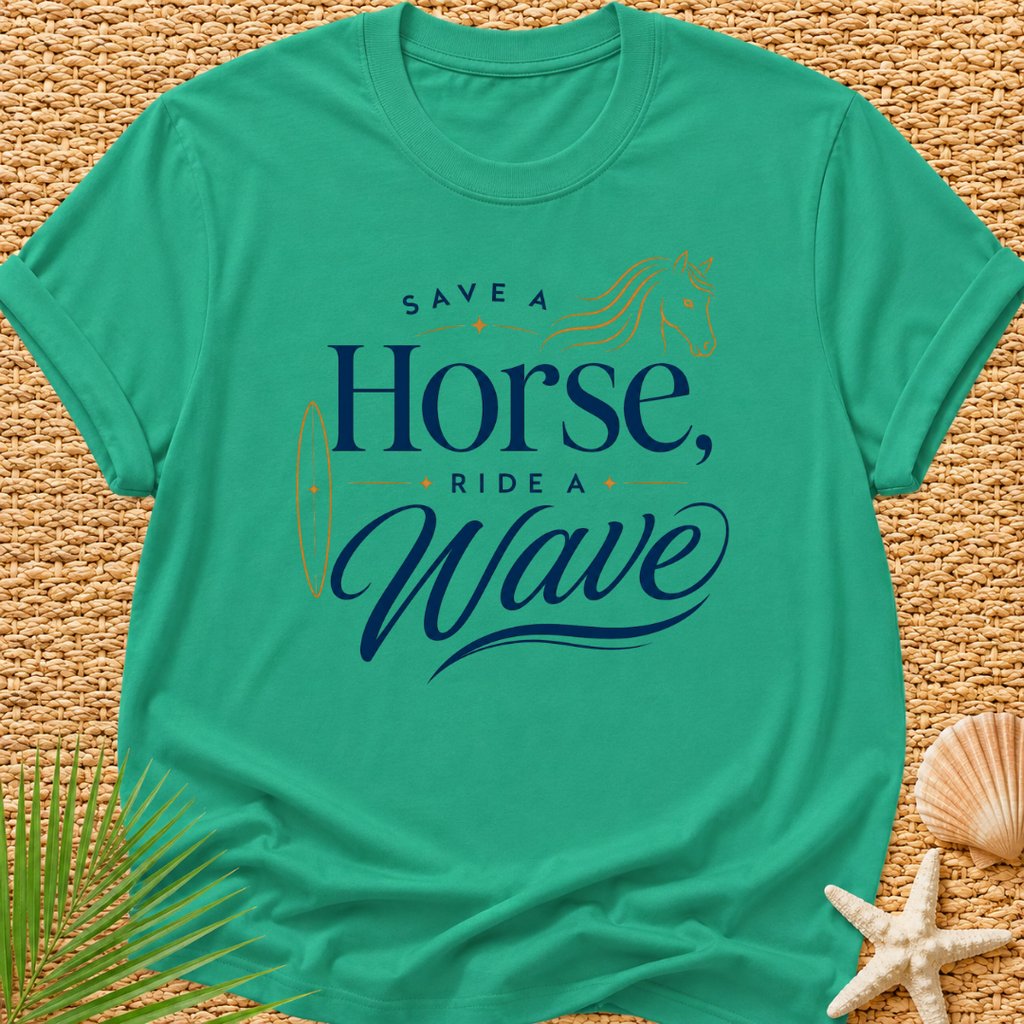 Save A Horse Ride A Wave Surf T-Shirt