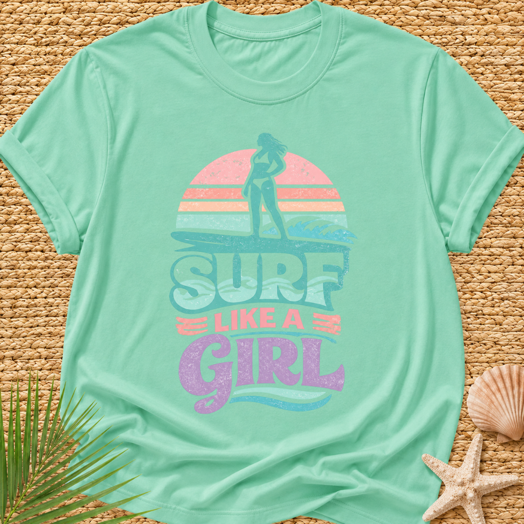Surf Like a Girl T-Shirt