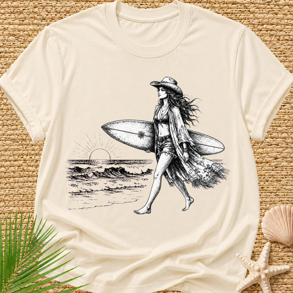 Cowgirl Surf Dreams T-Shirt