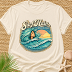 Surf Hair Don't Care Wave Hair T-Shirt
