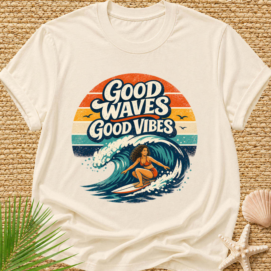 Good Waves Good Vibes T-Shirt