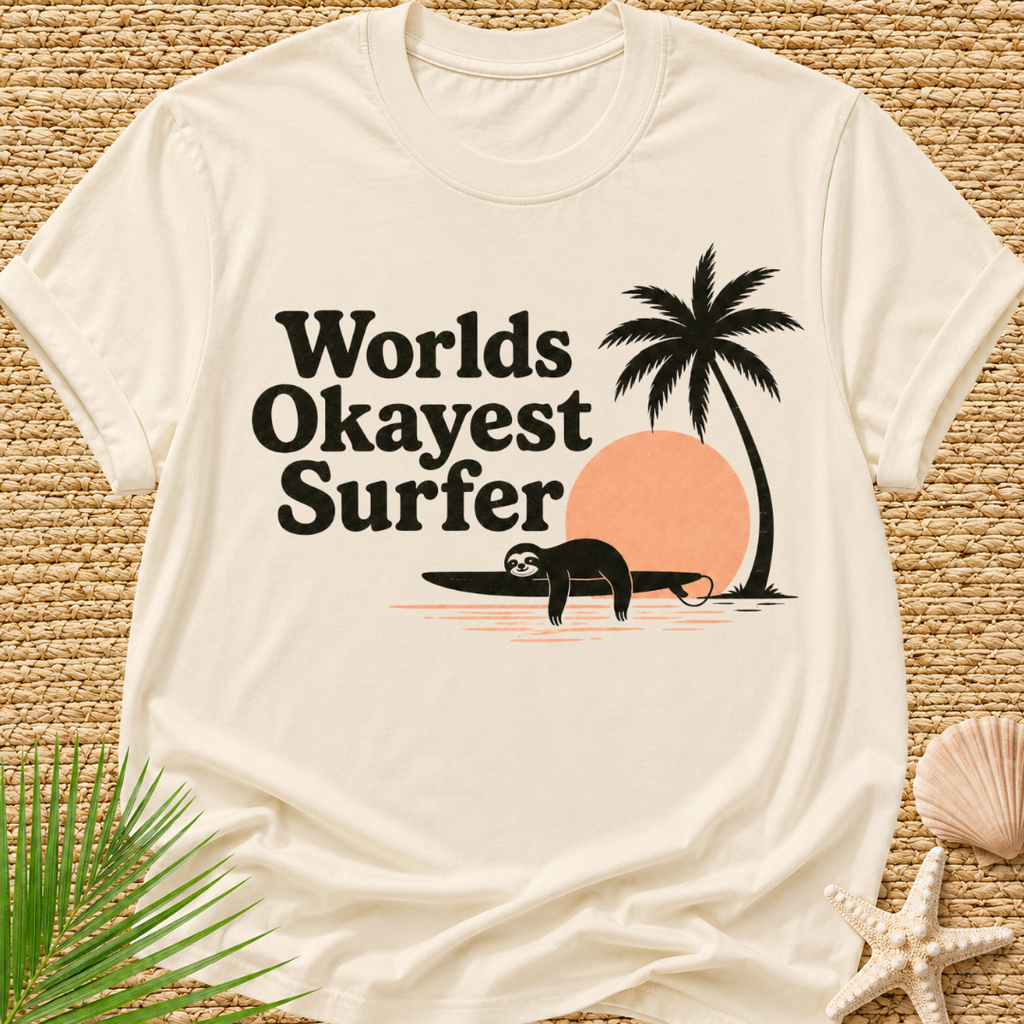 Worlds Okayest Surfer T-Shirt