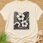 Tropical Wave Collage T-Shirt