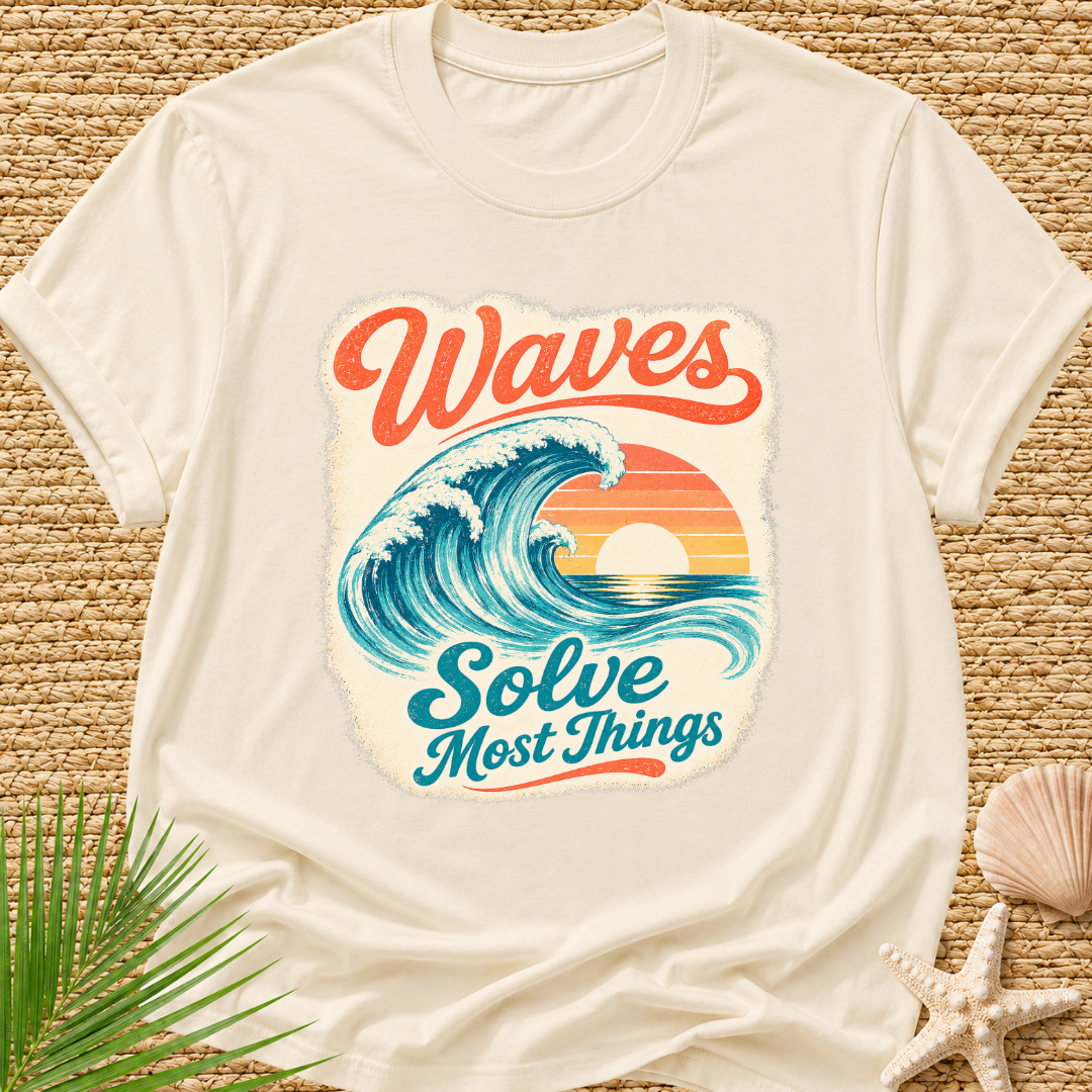 Waves Solve Most Things T-Shirt