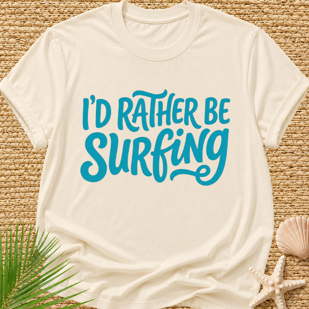 I'd Rather Be Surfing T-Shirt