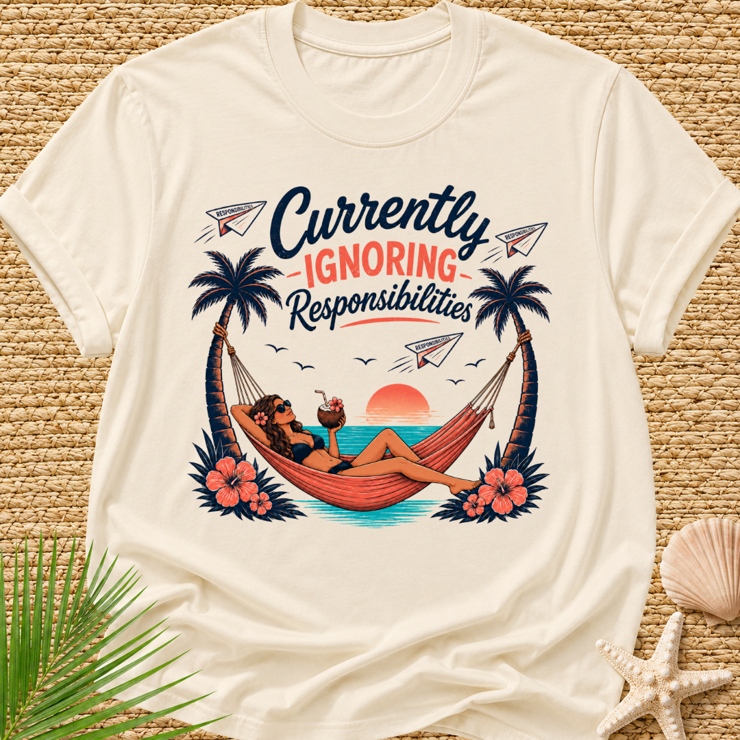 Currently Ignoring Responsibilities Surf T-Shirt