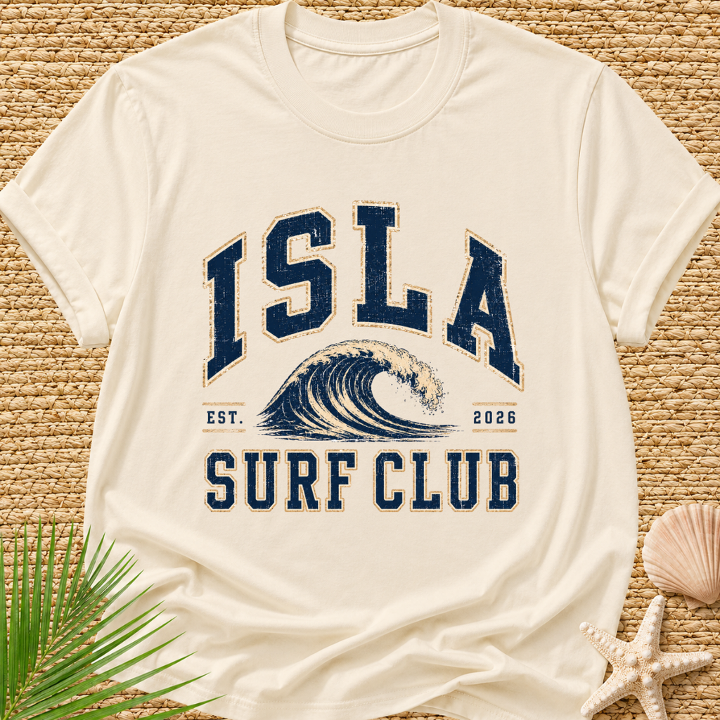 Isla Surf Club College T-Shirt