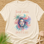 Surf Hair Don’t Care Watercolor T-Shirt