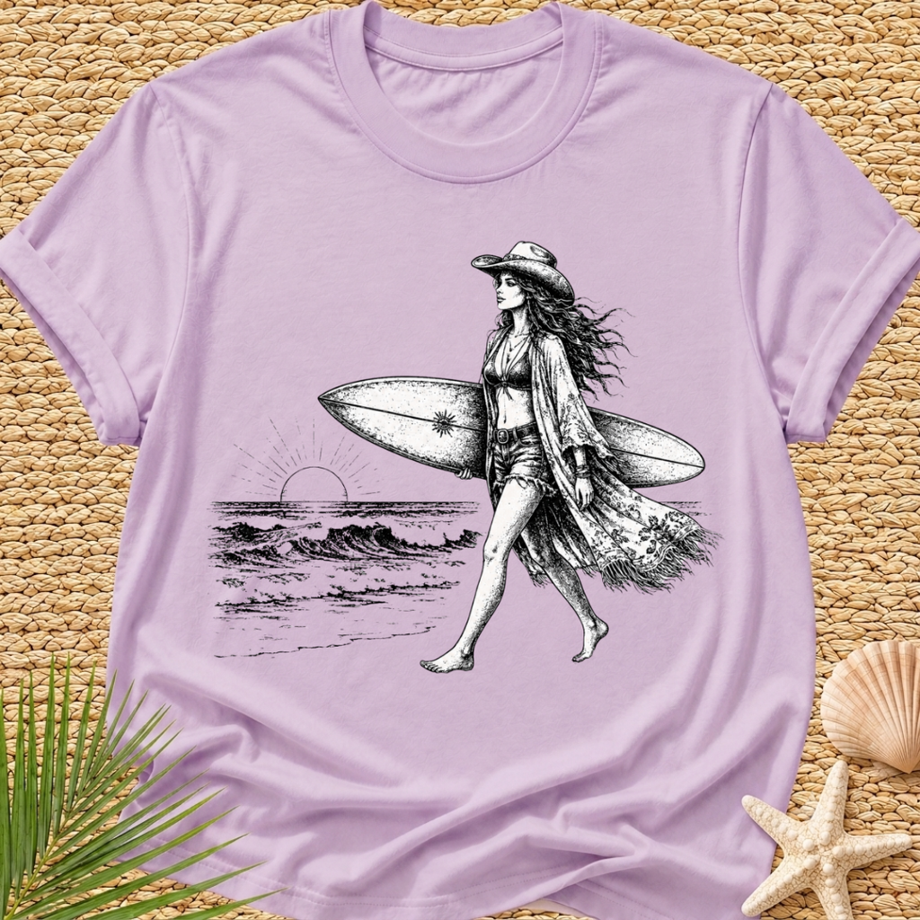 Cowgirl Surf Dreams T-Shirt