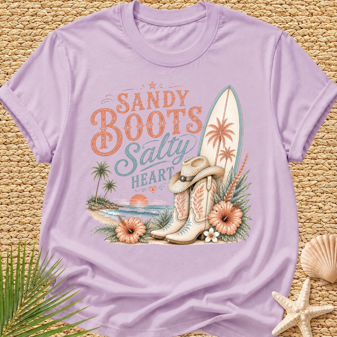 Sandy Boots Salty Heart T-Shirt