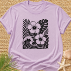 Tropical Wave Collage T-Shirt