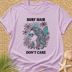Surf Hair Don't Care Bling Bling T-Shirt