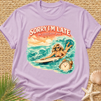 Sorry I'm Late, The Waves Were Good Vintage T-Shirt